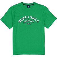 NORTH SAILS Herren T-Shirt grün Baumwolle von North Sails