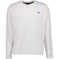 NORTH SAILS Herren Longsleeve weiß von North Sails