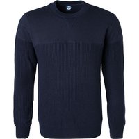 NORTH SAILS Herren Pullover blau Wolle unifarben von North Sails