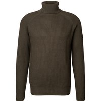 NORTH SAILS Herren Rollkragenpullover grün Baumwolle unifarben von North Sails