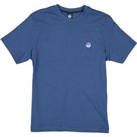 NORTH SAILS Herren T-Shirt blau Baumwolle von North Sails