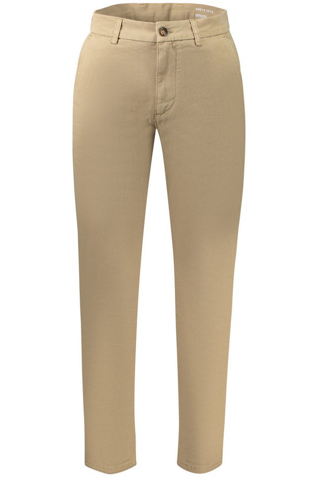 North Sails 5-Pocket-Hose Herren Slim Fit Hose Beige – Nachhaltig & Stilvoll mit Logo-Detail von North Sails