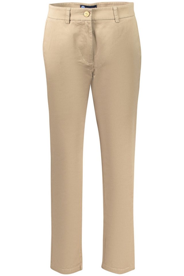 North Sails 5-Pocket-Hose Damen Chino Slim Fit Braun - Nachhaltige Eleganz mit Stickerei von North Sails
