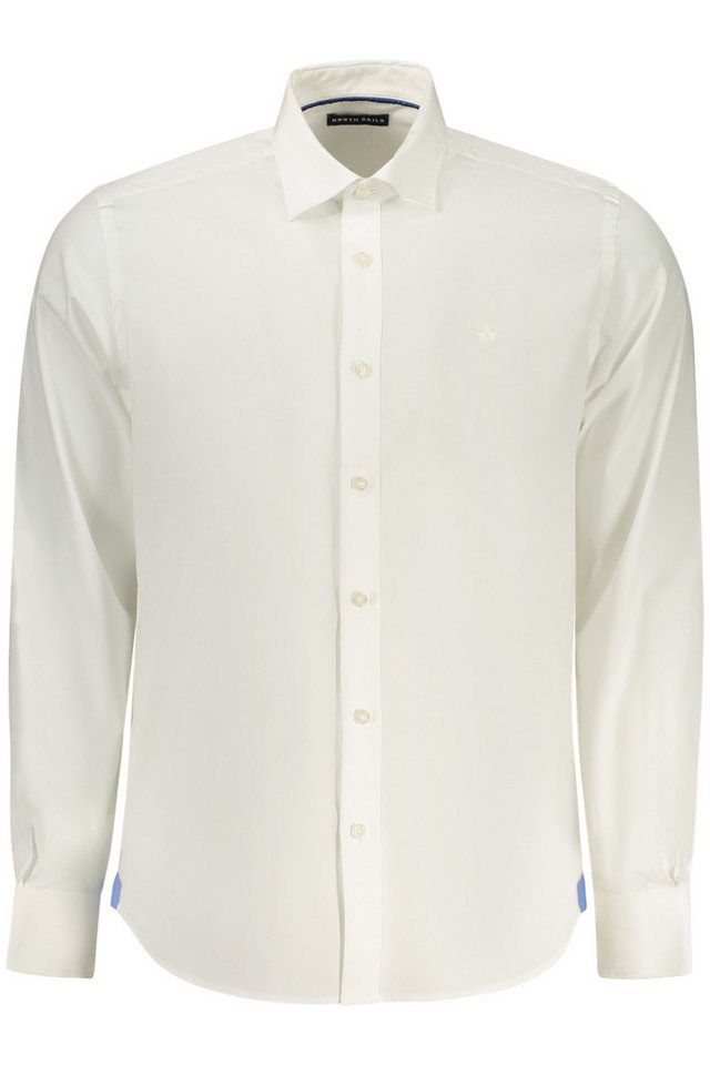 North Sails Langarmhemd Herren Langarmhemd Weiß - Regular Fit mit Französischem Kragen von North Sails