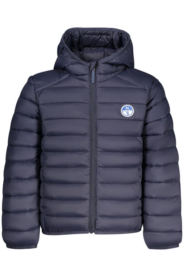 North Sails Outdoorjacke Wasserabweisende Kinderjacke Blau mit Kapuze und Explorer Hoodie von North Sails