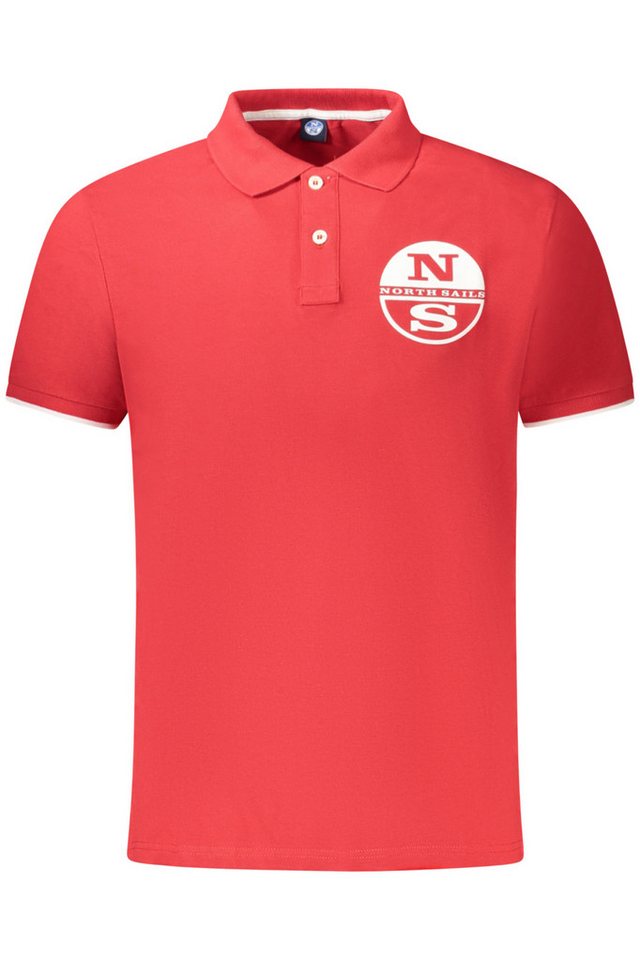 North Sails Poloshirt Herren Kurzarm-Poloshirt Rot mit Kontrastdetails North Sails Poloshirt Herren Kurzarm-Poloshirt Rot mit Kontrastdetails von North Sails
