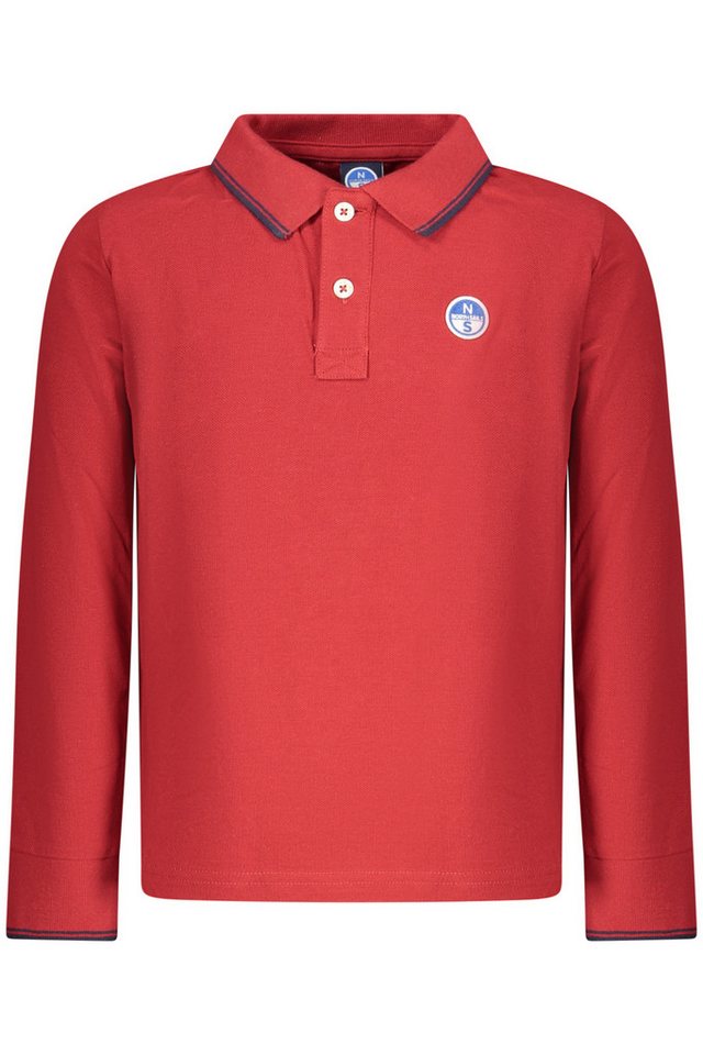 North Sails Poloshirt Langarm-Polo für Kinder in Rot – Stilvoll & von North Sails