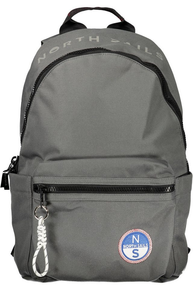 North Sails Rucksack, Stylischer grauer Herren-Rucksack mit Laptopfach und mehr. von North Sails