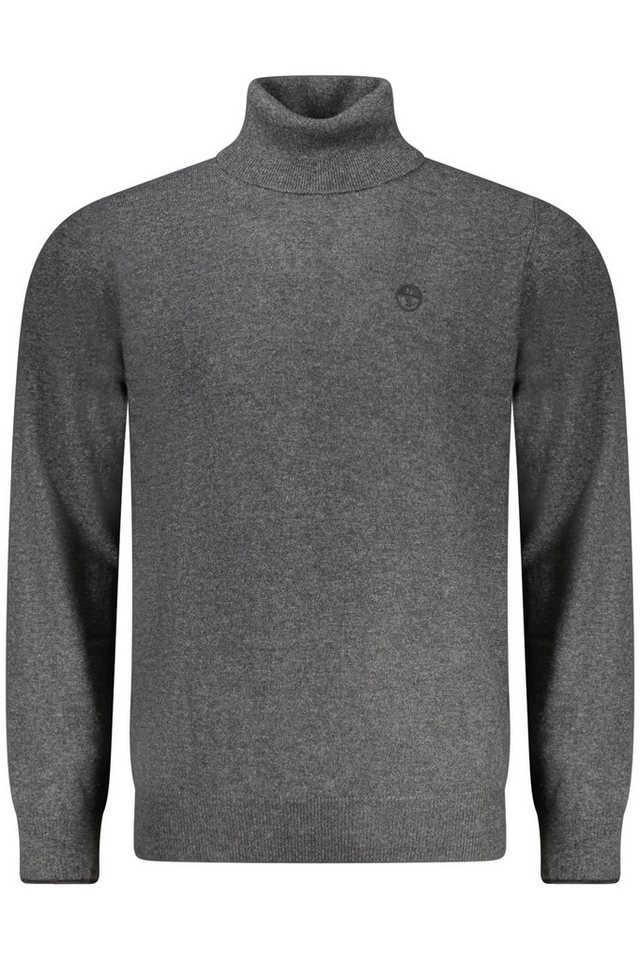 North Sails Strickpullover Grauer Rollkragenpullover für Herren – Stilvoll & Ozean Positiv von North Sails