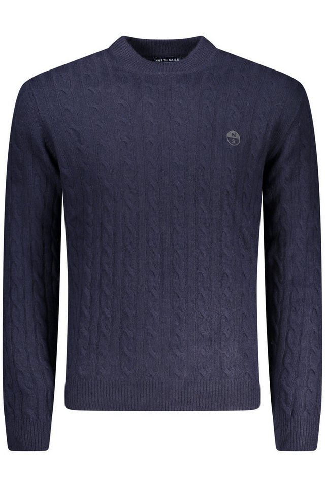 North Sails Strickpullover Herren Pullover Blau – Stilvoller Komfort mit Stickerei und Details von North Sails