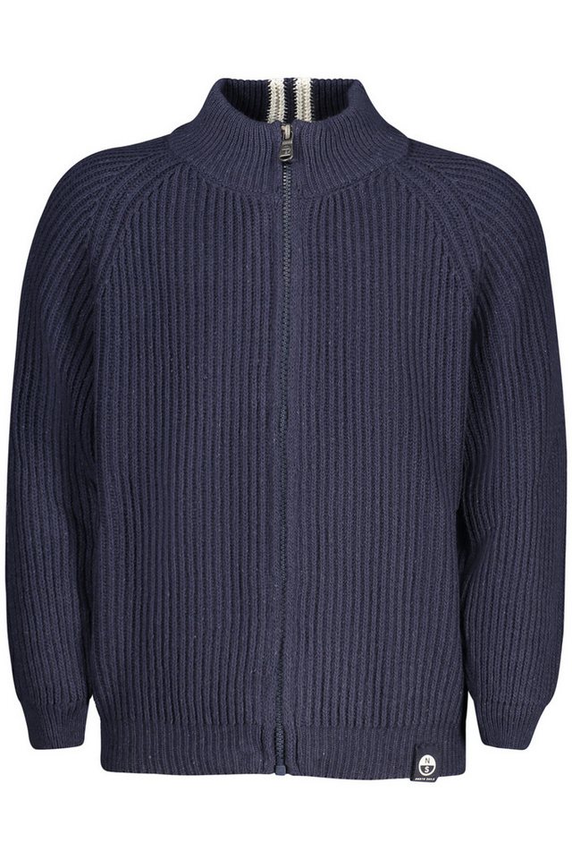 North Sails Strickpullover Strickjacke für Kinder in Blau – Langärmelig & mit Reißverschluss von North Sails