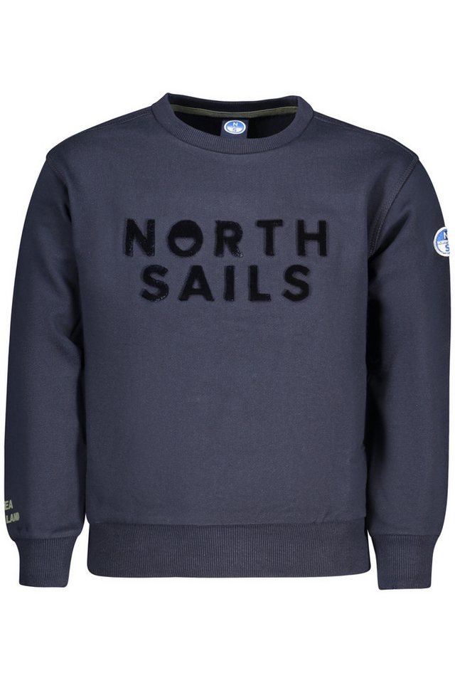 North Sails Sweatshirt Blauer Kinderpullover: Langarm, Rundhals von North Sails