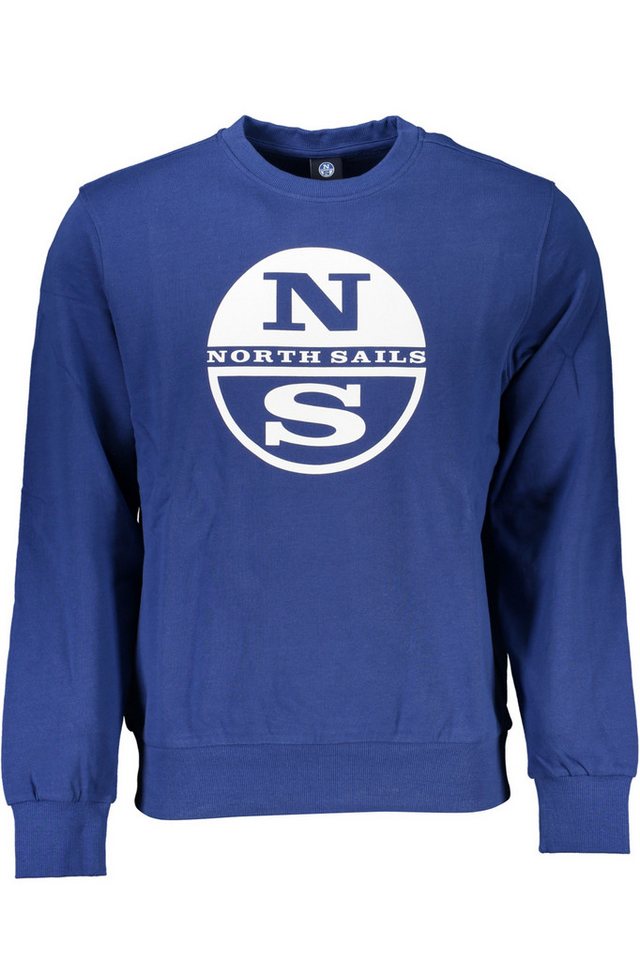 North Sails Sweatshirt Herren Langarm-Sweatshirt Blau: Aufgerauter von North Sails