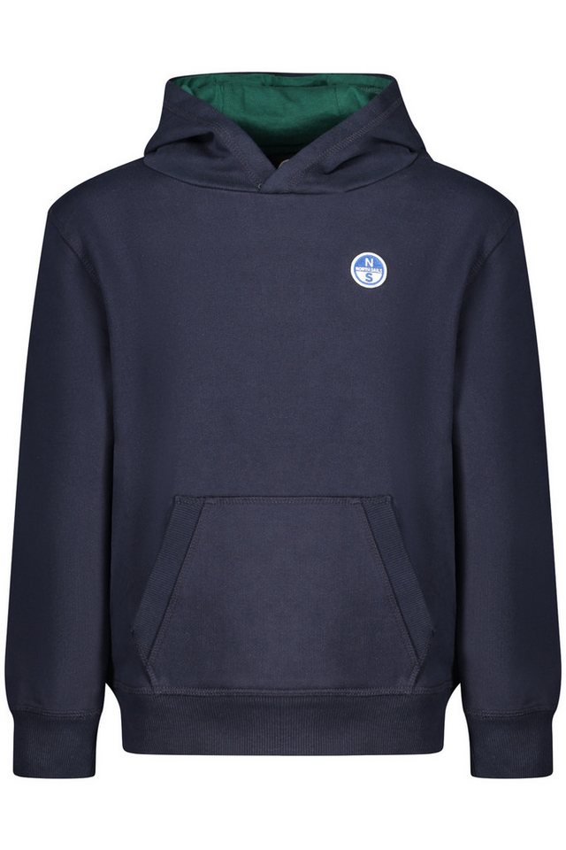 North Sails Sweatshirt Kapuzenpullover für Kinder in Blau – Nachhaltig von North Sails
