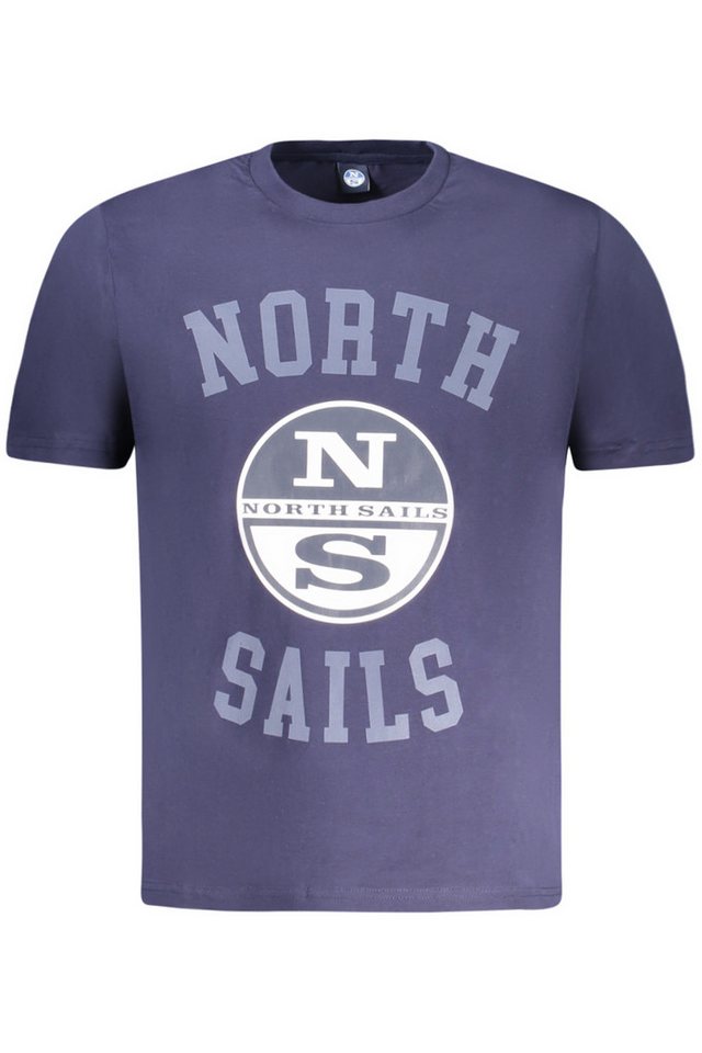 North Sails T-Shirt Blaues Herren T-Shirt Kurzarm mit Rundhals und von North Sails