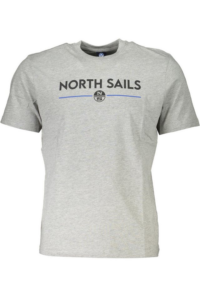 North Sails T-Shirt Graues Kurzarm T-Shirt für Herren mit von North Sails