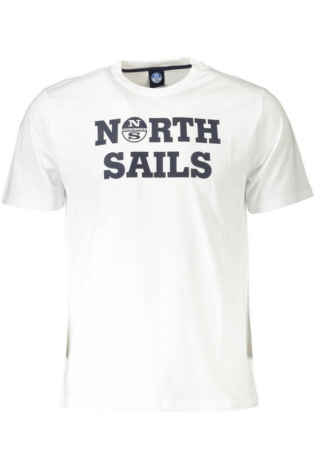 North Sails T-Shirt Herren Weißes Kurzarm-T-Shirt mit von North Sails