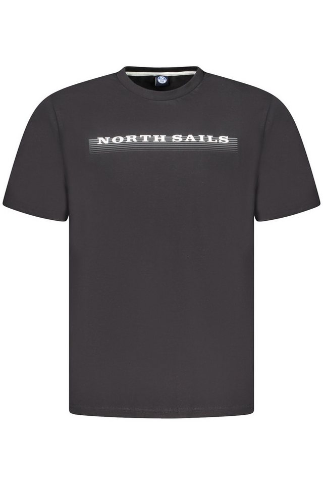 North Sails T-Shirt Schwarzes Herren Kurzarm T-Shirt mit Druck und North Sails T-Shirt Schwarzes Herren Kurzarm T-Shirt mit Druck und von North Sails