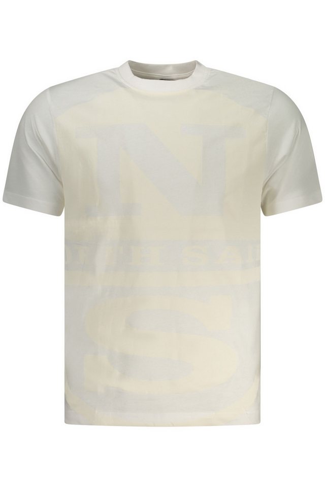 North Sails T-Shirt Trendiges Weißes Herren T-Shirt mit Rundhals und von North Sails
