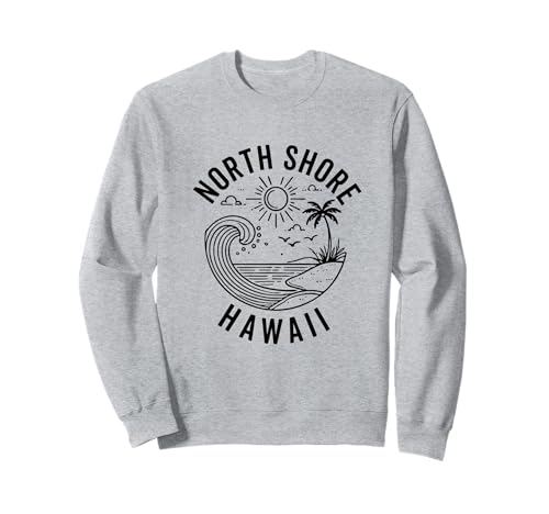 North Shore Oahu Hawaii Souvenir Surfen Hawaii Männer Frauen Sweatshirt von North Shore Oahu Hawaii Souvenir