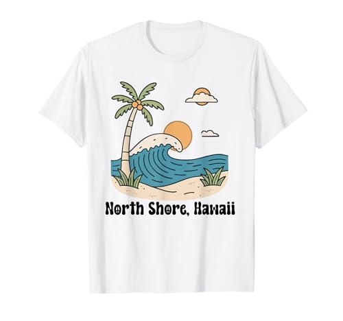 North Shore Oahu Hawaii Souvenir Surfen Hawaii Männer Frauen T-Shirt von North Shore Oahu Hawaii Souvenir