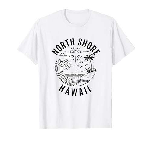 North Shore Oahu Hawaii Souvenir Surfen Hawaii Männer Frauen T-Shirt von North Shore Oahu Hawaii Souvenir