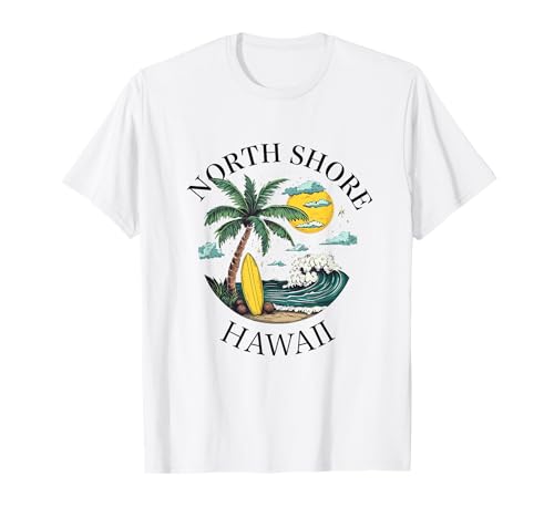 North Shore Oahu Hawaii Souvenir Surfen Hawaii Männer Frauen T-Shirt von North Shore Oahu Hawaii Souvenir