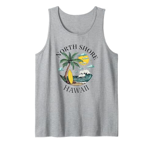 North Shore Oahu Hawaii Souvenir Surfen Hawaii Männer Frauen Tank Top von North Shore Oahu Hawaii Souvenir