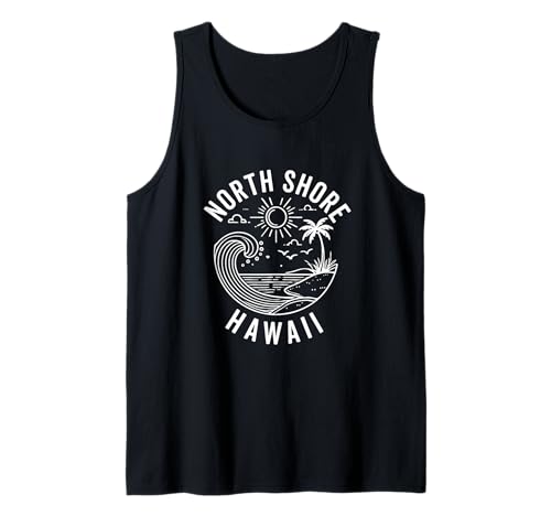 North Shore Oahu Hawaii Souvenir Surfen Hawaii Männer Frauen Tank Top von North Shore Oahu Hawaii Souvenir