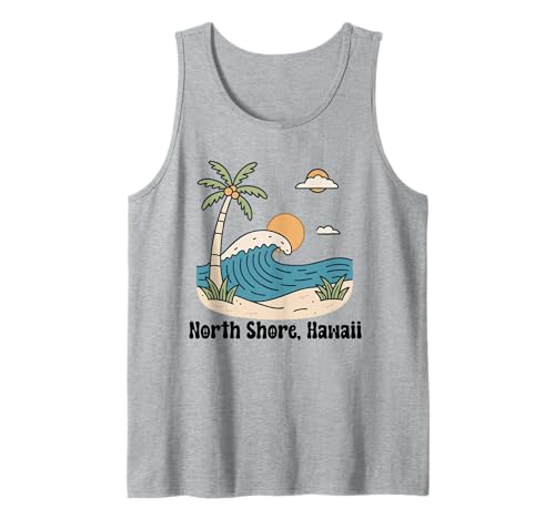 North Shore Oahu Hawaii Souvenir Surfen Hawaii Männer Frauen Tank Top von North Shore Oahu Hawaii Souvenir