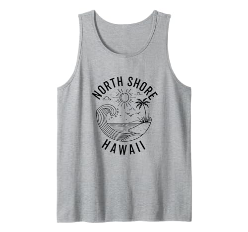 North Shore Oahu Hawaii Souvenir Surfen Hawaii Männer Frauen Tank Top von North Shore Oahu Hawaii Souvenir