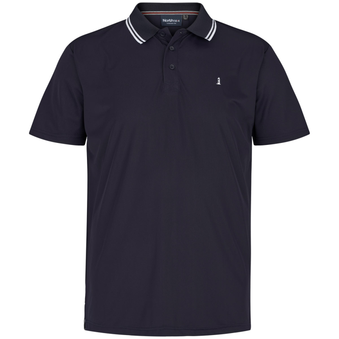 North Funktions-Poloshirt mit Kontrastdetails von North