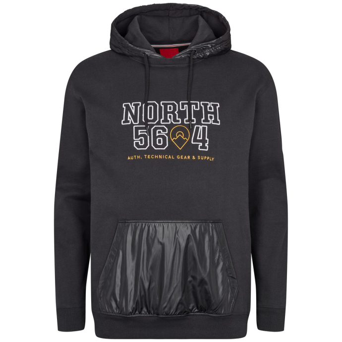 North Kapuzenpullover mit Label-Stickerei von North