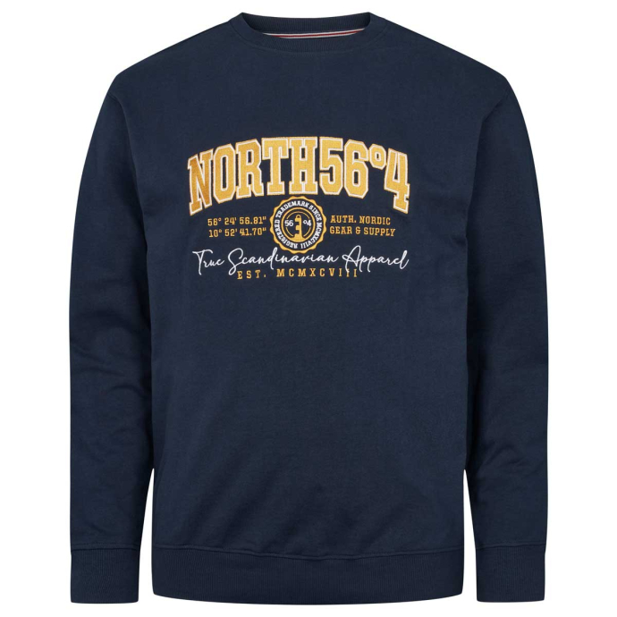 North Sweatshirt mit Logo-Stickerei von North