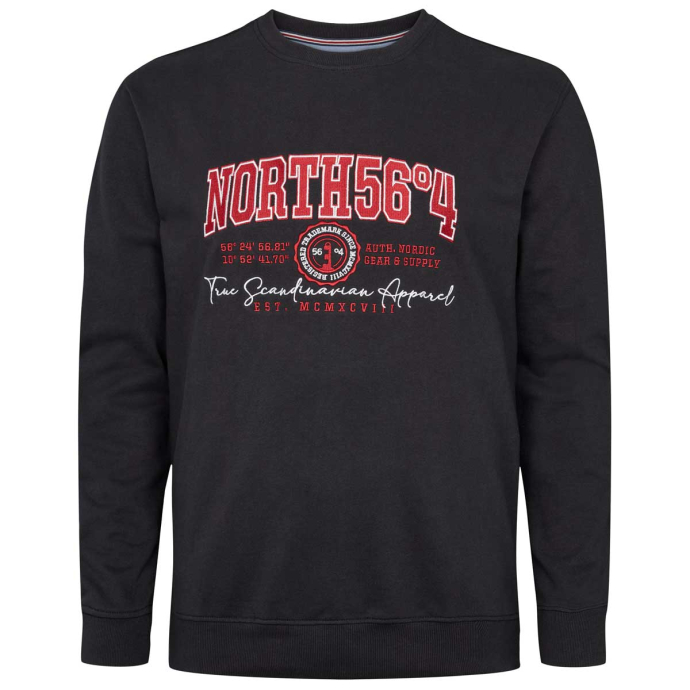 North Sweatshirt mit Logo-Stickerei von North