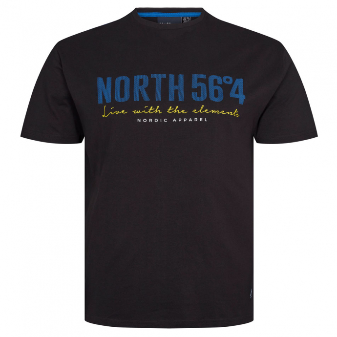 North T-Shirt mit Frontprint "North 56" von North