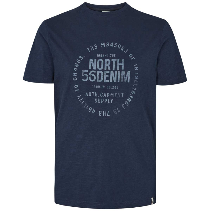 North T-Shirt mit Label-Print von North