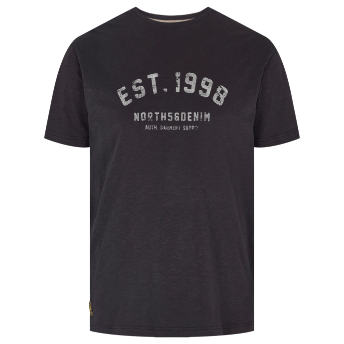 North T-Shirt mit Label-Print von North