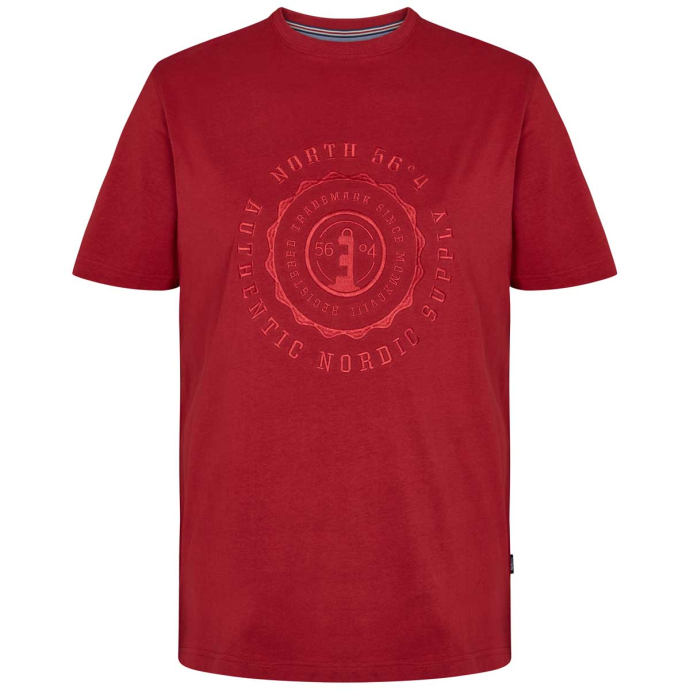 North T-Shirt mit Logo-Stickerei von North