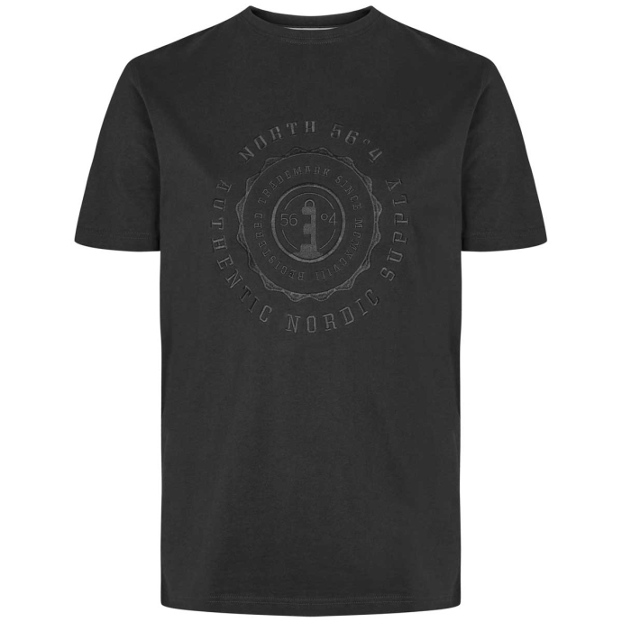 North T-Shirt mit Logo-Stickerei von North