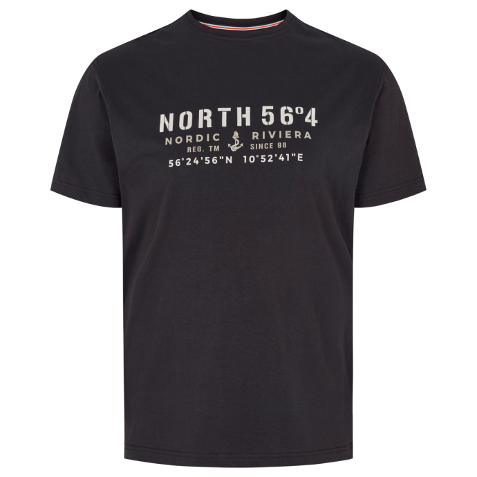 North T-Shirt mit Print von North