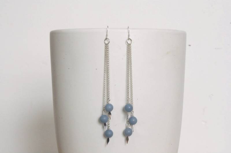 Angelite Kette Ohrringe Angelite Kette Ohrringe von NorthCroftStudio