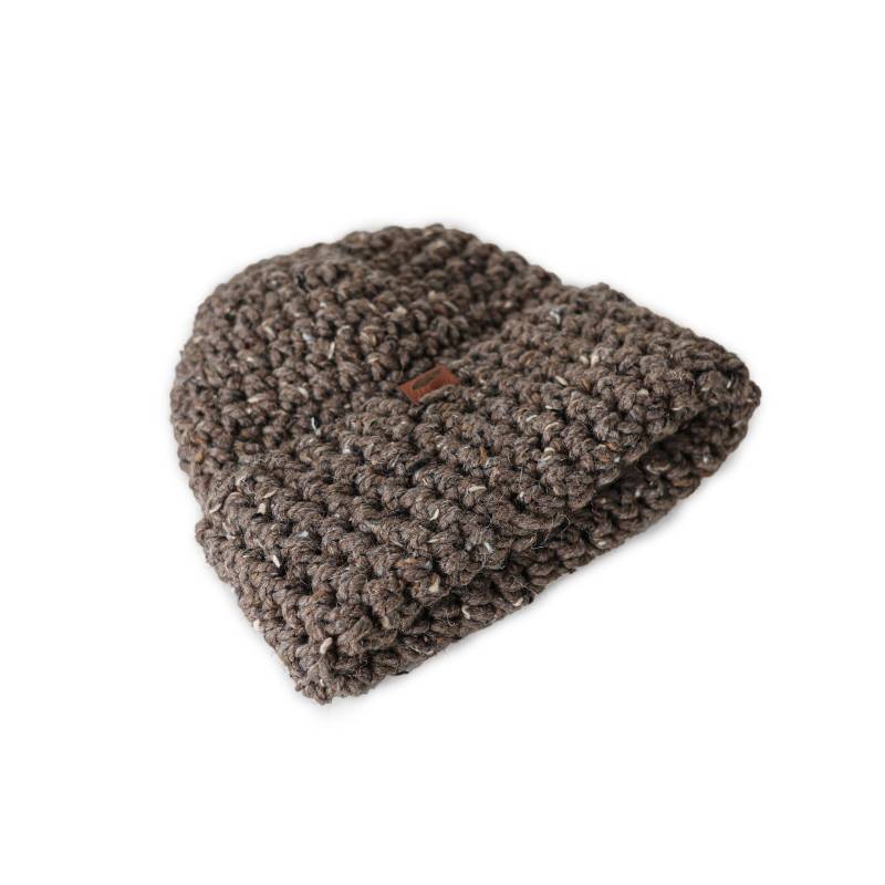 Unisex Grobstrick Beanie in Gerstenbraun Unisex Grobstrick Beanie in Gerstenbraun von NorthFerryHats