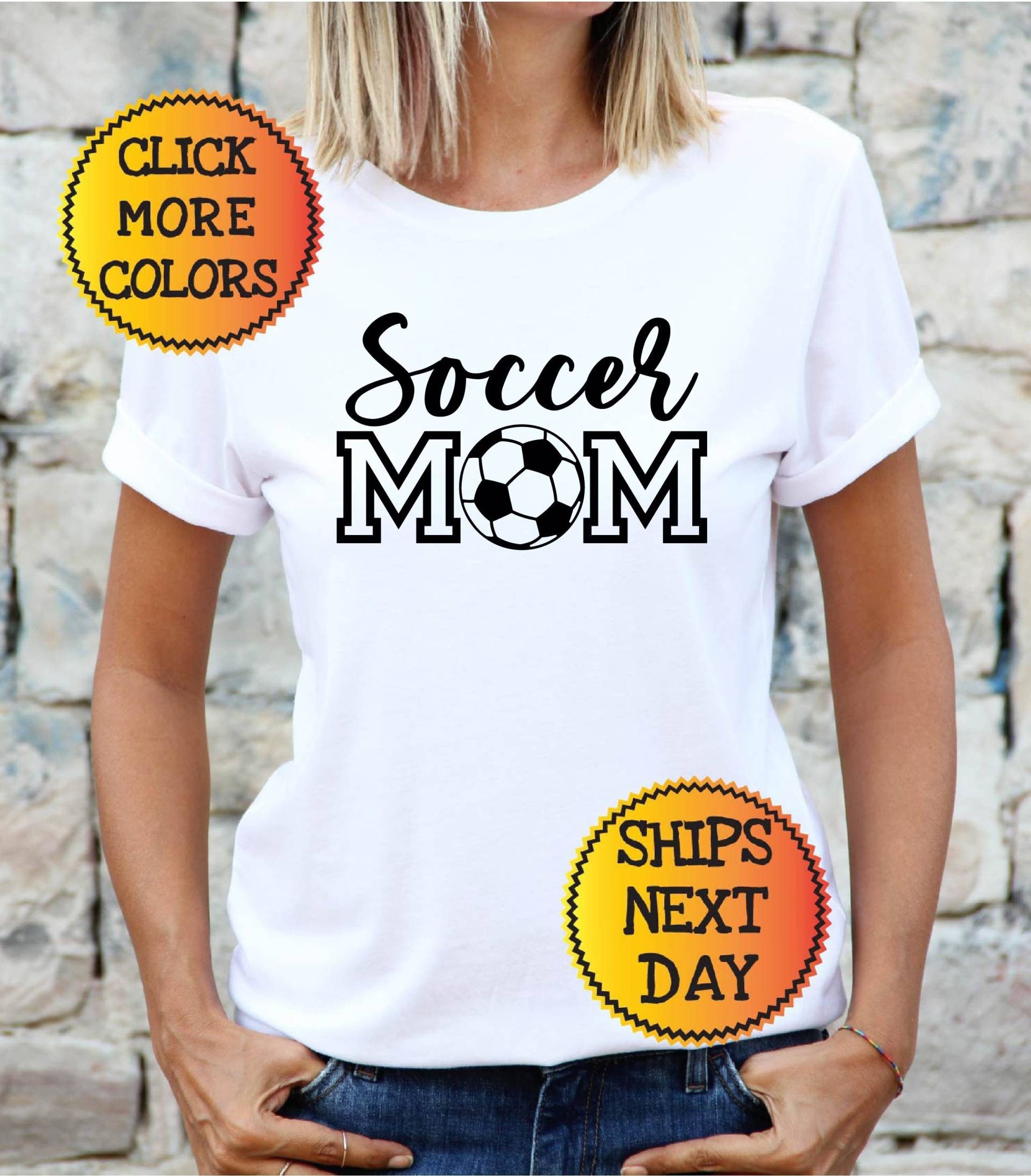 Fussball Mama Shirt, Fußball T Geschenk Für Mama, Fußballfan, Fußballliebhaber, Shirts Frauen, Fan T-Shirt von NorthStarApparels