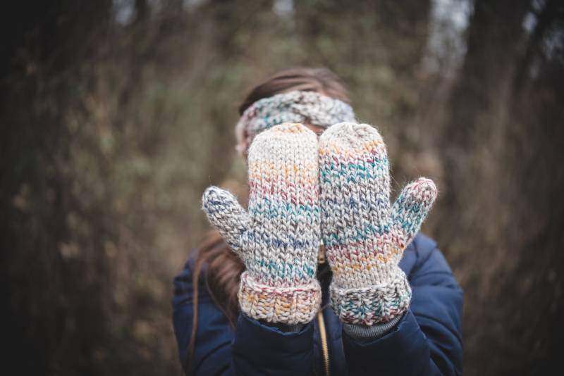 Gestrickte Handschuhe in Hudson Bay Stripe Gestrickte Handschuhe in Hudson Bay Stripe von NorthernHeartKnits