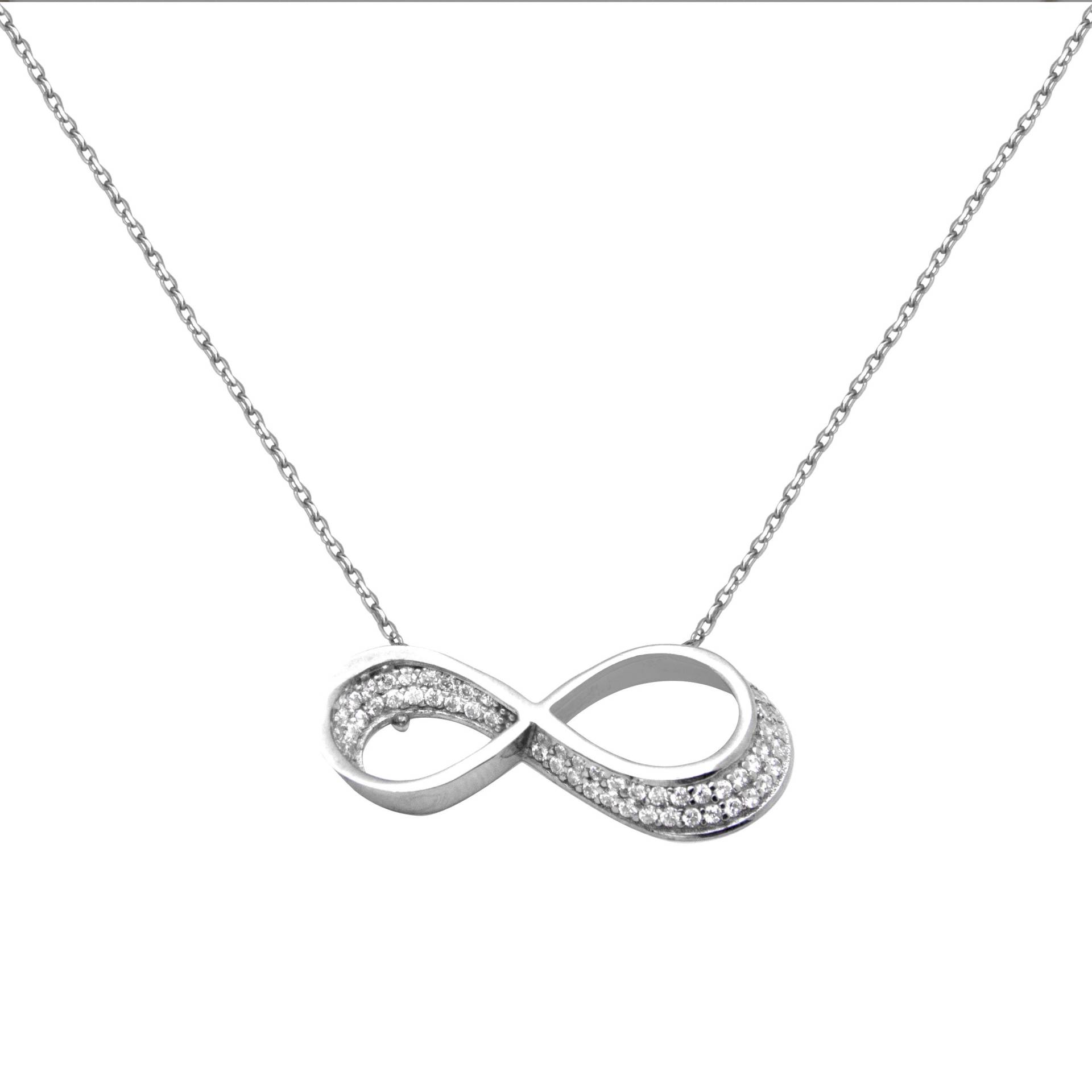 925 Sterling Silber Halskette, Infinity Eternity Cz Steine, Charm, Zierliche Schwestern Freunde Halskette Bff 925 Sterling Silber Halskette, Infinity Eternity Cz Steine, Charm, Zierliche Schwestern Freunde Halskette Bff von NorthernLightsLondon