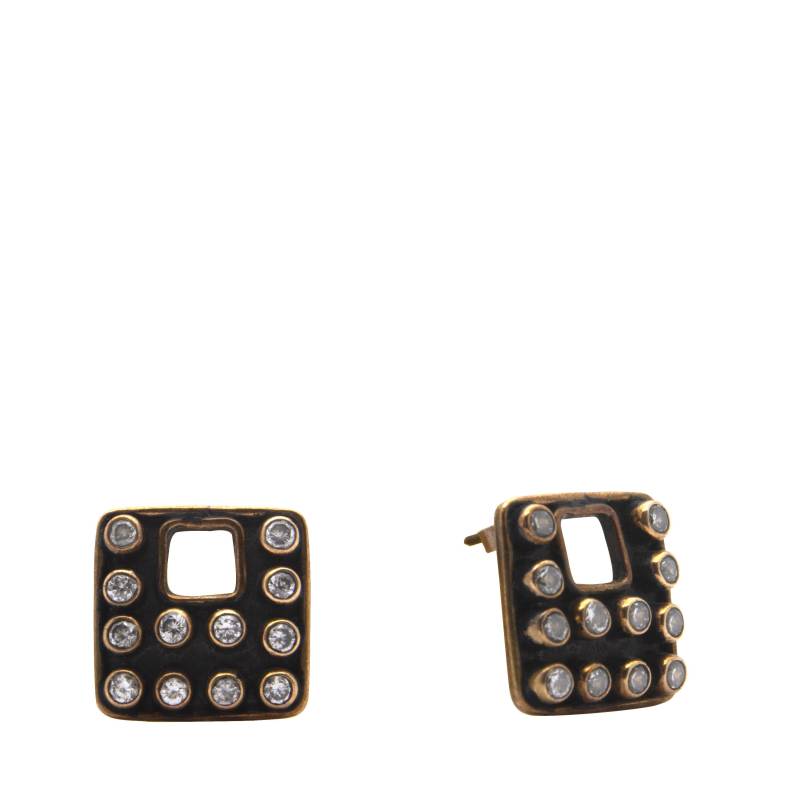 925 Sterling Silber Ohrringe, Ohrstecker, Schild Spartan Cz, Unikat, Quadrat Länge 2 cm 925 Sterling Silber Ohrringe, Ohrstecker, Schild Spartan Cz, Unikat, Quadrat Länge 2 cm von NorthernLightsLondon