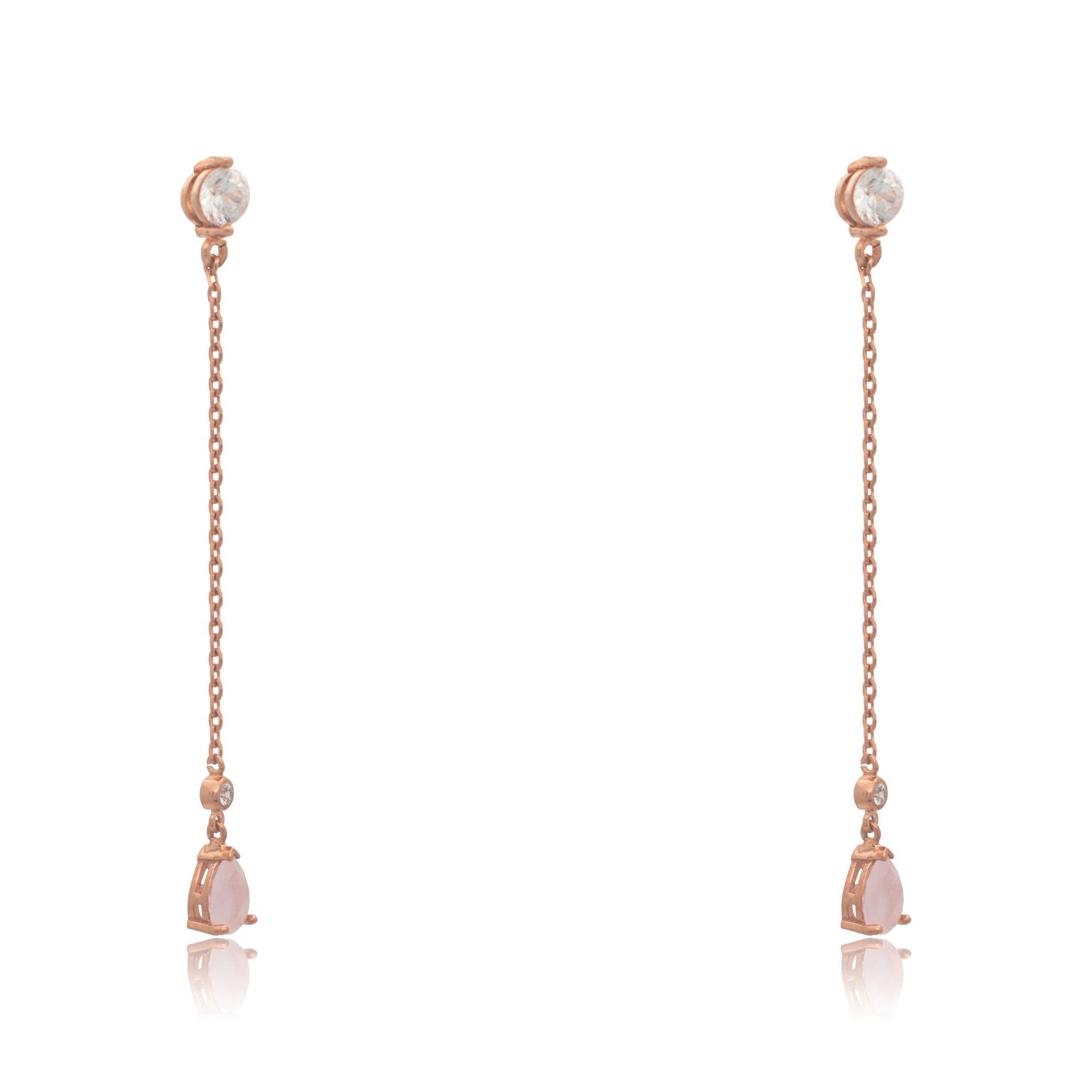 925 Sterling Silber Ohrringe, Rosa Regentropfen Mit Zirkonia Stein, Länge 6, 8 cm, Baumeln & Tropfen, Ohrstecker Schließen, Geschenk Freundin 925 Sterling Silber Ohrringe, Rosa Regentropfen Mit Zirkonia Stein, Länge 6, 8 cm, Baumeln & Tropfen, Ohrstecker Schließen, Geschenk Freundin von NorthernLightsLondon