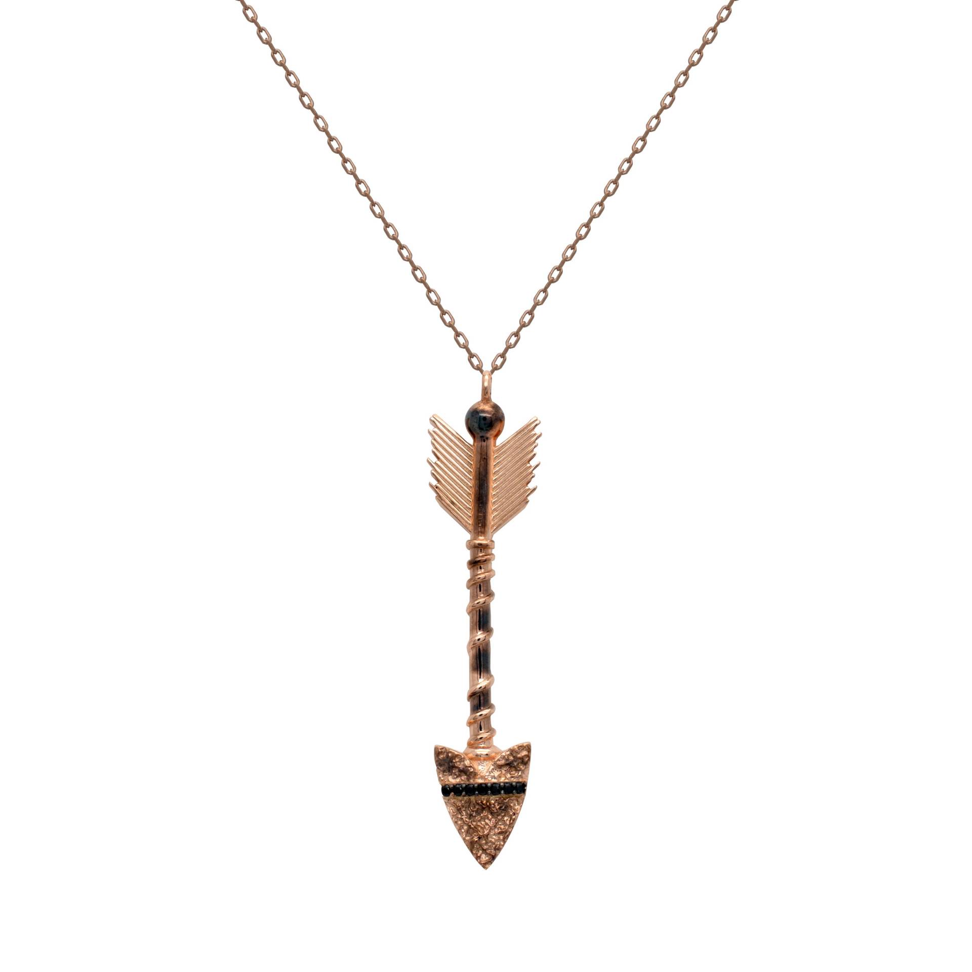 Silber Halskette, Amor Pfeil Anhänger, Rose Gold Farbe, Liebe Arizona, Halskette Silber Halskette, Amor Pfeil Anhänger, Rose Gold Farbe, Liebe Arizona, Halskette von NorthernLightsLondon