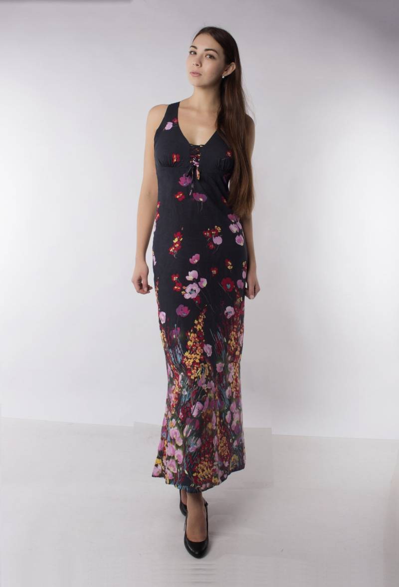 Blumenkleid - Sommer-Maxikleid von NorthernsilkStudio